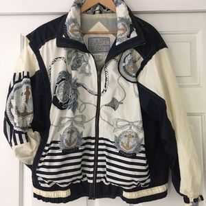 Vintage nautical windbreaker